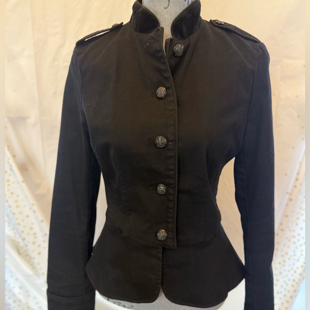 Lauren Ralph Lauren Black Buttoned Blazer